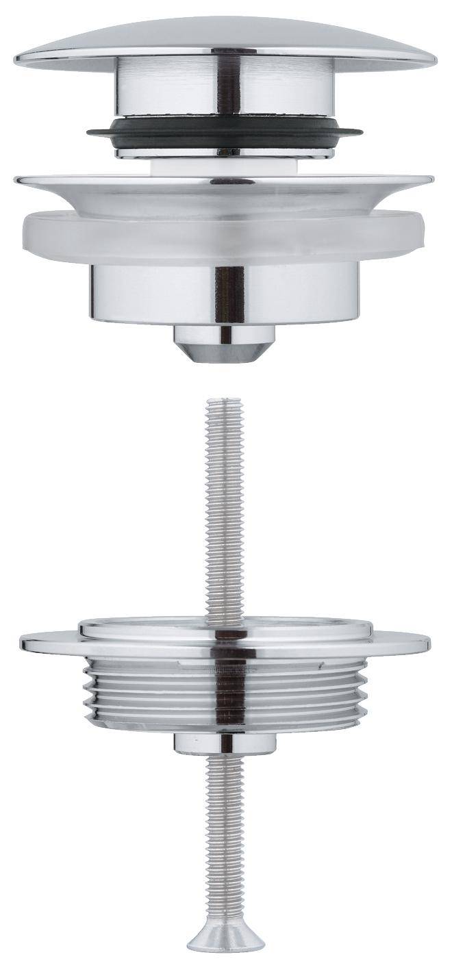 Донный клапан для раковины hansgrohe хром 65807000