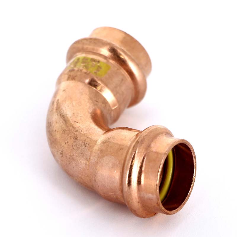 Отвод пресс медный Viega Profipress G 22 мм 90° 345488