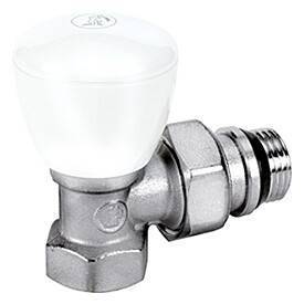Клапан ручной Giacomini R5TG угловой 1/2 ВН хромированный R5X033