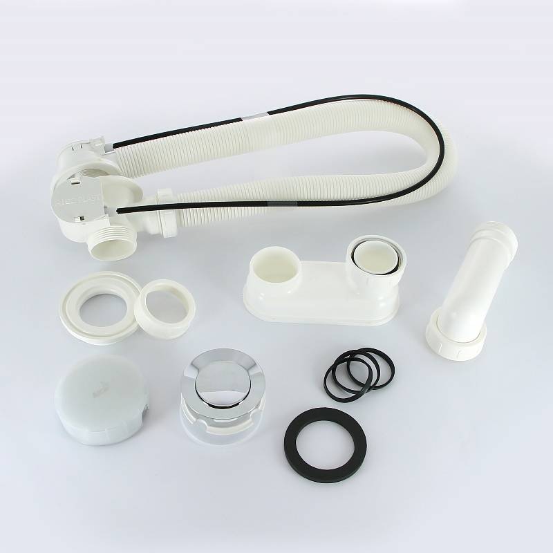 Слив-перелив для ванны Alcaplast A55K-80-RU-01 полуавтомат 40/50х800 мм хром A55K-80-RU-01