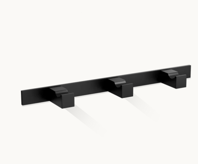 Крючок тройной Decor Walther Corner 210x15x35 мм черный матовый 0562160
