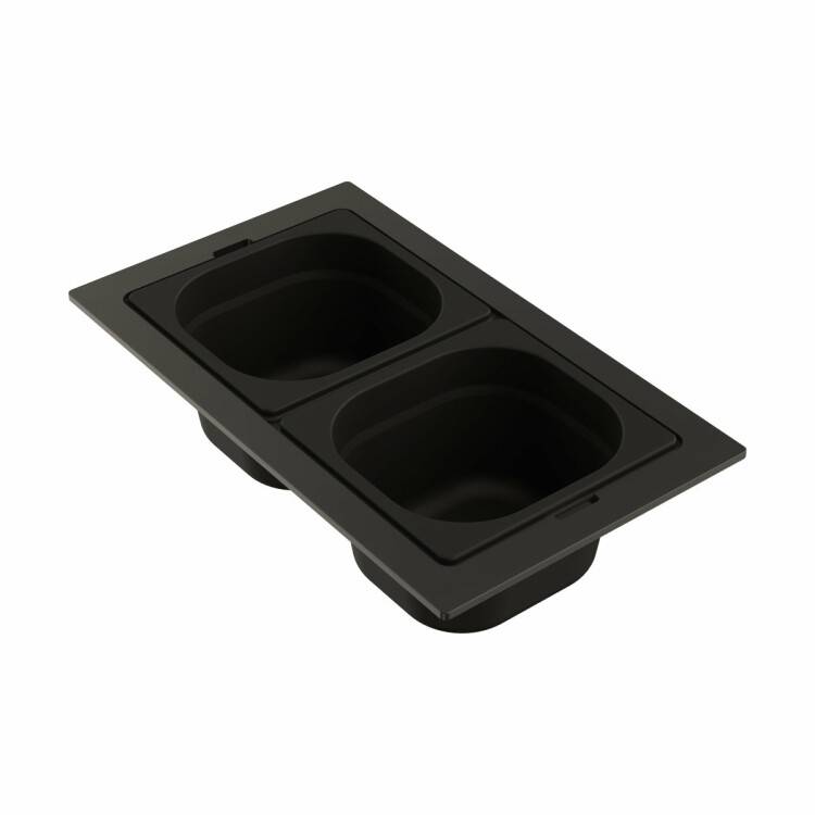 Контейнер для мойки OMOIKIRI DC-04-2 376x220x100 мм графит 4999085