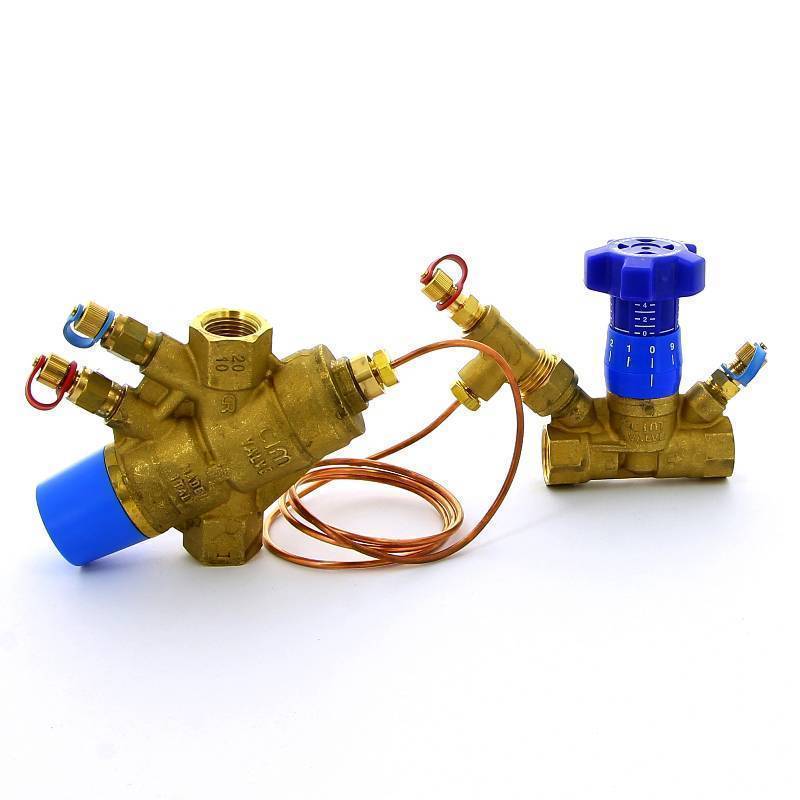 Комплект регулятора перепада давления CIM 767 и балансировочного клапана Cimberio 1/2 HIGH Dp CIM 767H787ODP 12