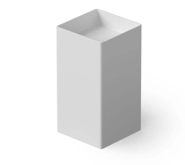 Раковина напольная DEA Design Pedestal Basin 450х450х900 мм белый матовый DD201745018