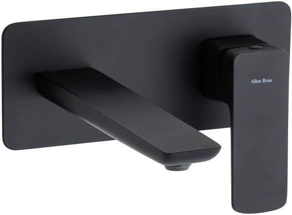 Смеситель для раковины Allen Brau Infinity с внутренней частью черный матовый 5.21003-31