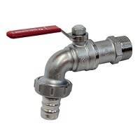 Кран шаровой с патрубком для шланга Giacomini R621 1 рычаг R621X015