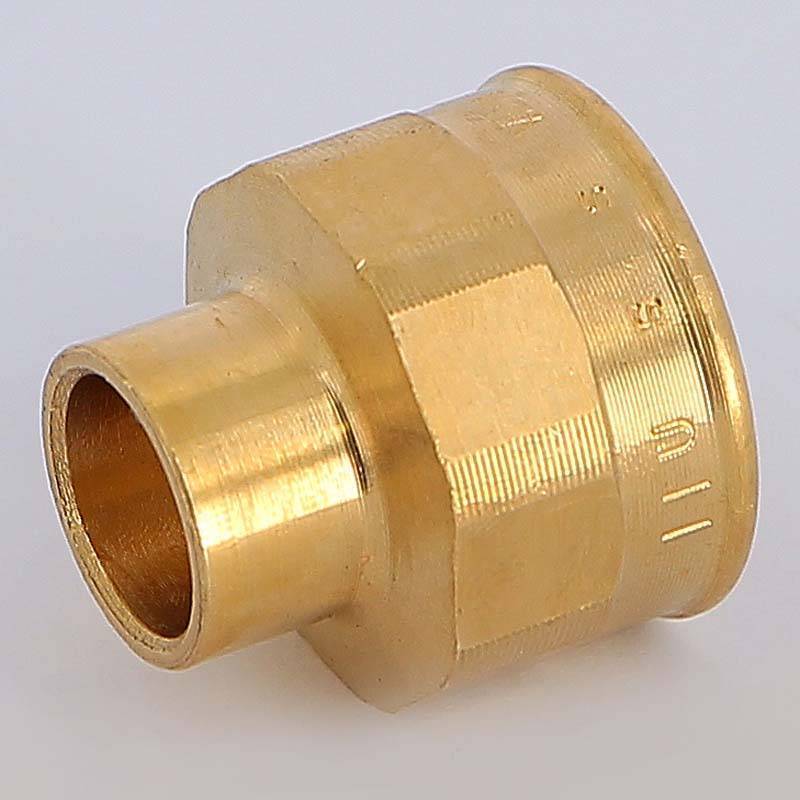 Муфта переходная медная под пайку с внутренней резьбой Viega 10x3/8 118051