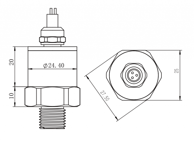 Датчик давления ZONT MLD-10.01 нержавеющая сталь ML00005517