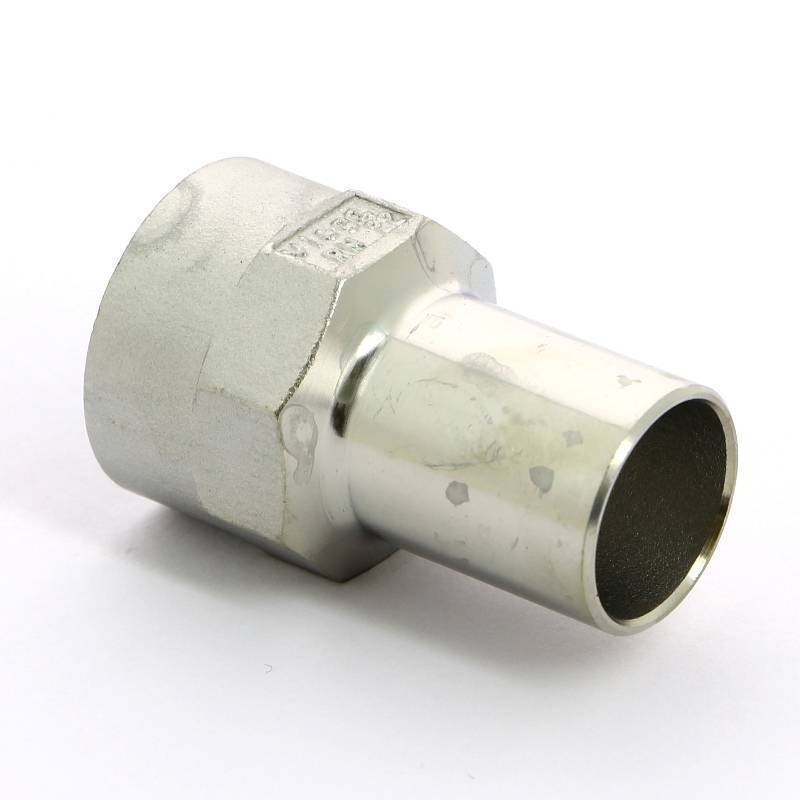 Вставка с внутренней резьбой Viega Sanpress Inox 22x3/4 нержавеющая сталь 436834