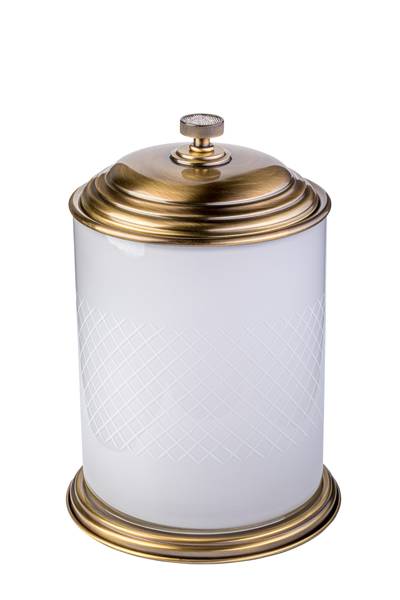 Ведро мусорное напольное Boheme Royal Cristal бронза 10934-BR