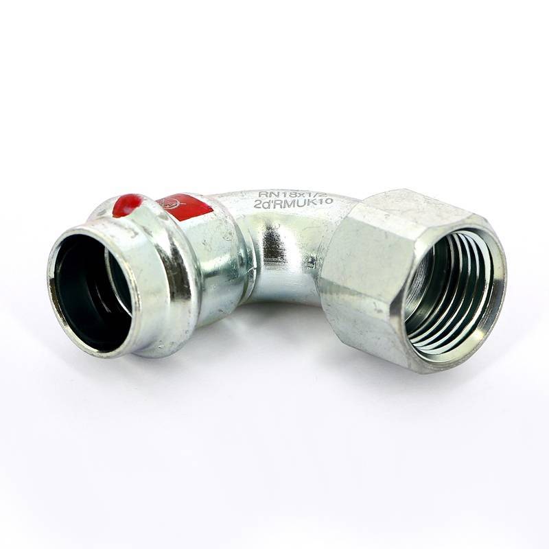 Угол 90° пресс-В стальной Viega Prestabo 18х1/2 601317