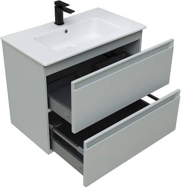 Тумба под раковину Allen Brau Eclipse 80 см серый 1.E1002.PWM