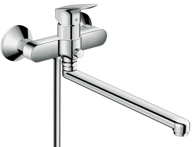 Смеситель для ванны Hansgrohe Logis с длинным изливом 71402000