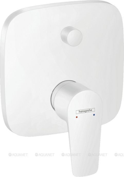 Смеситель для ванны Hansgrohe Talis E однорычажный скрытого монтажа матовый белый 71474700