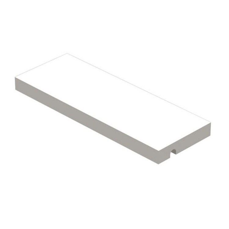 Полочка для аксессуаров Ritmonio Brass на рейлинг белая 7N0004F38