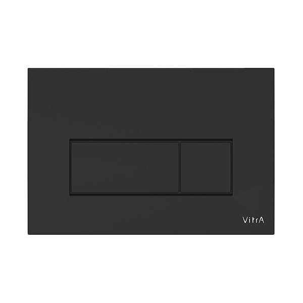 Панель смыва VitrA Root Square 244х165 мм черный матовый 740-2311