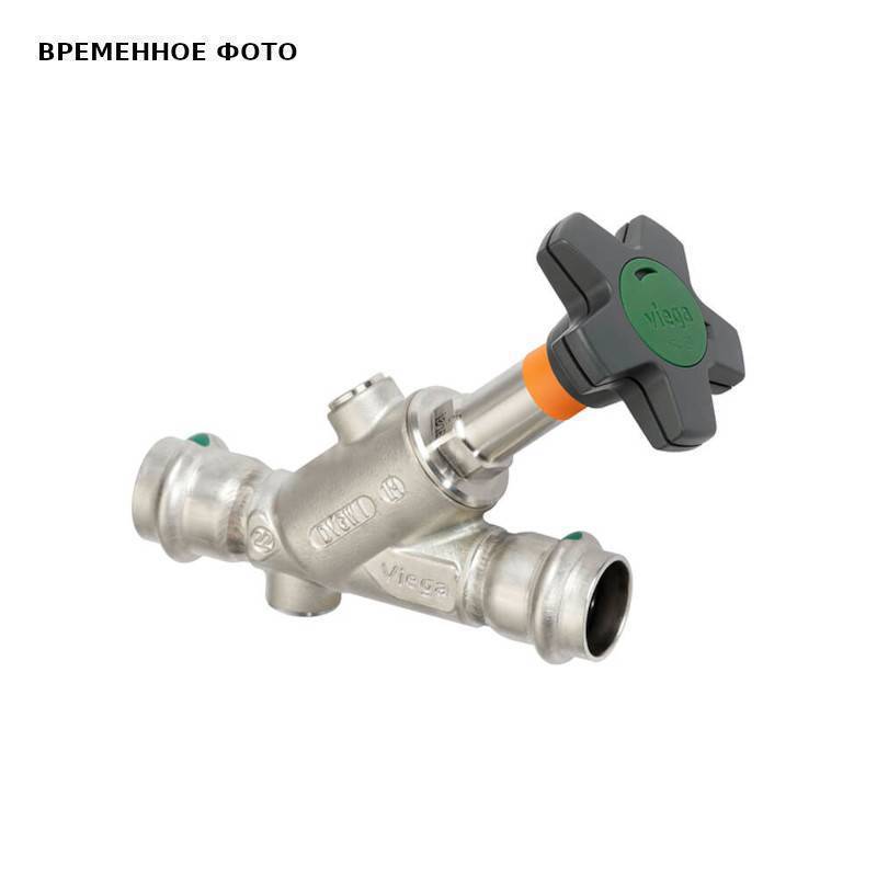 Вентиль Viega Easytop CRV с обратным клапаном пресс 42 мм Ду 40 757977