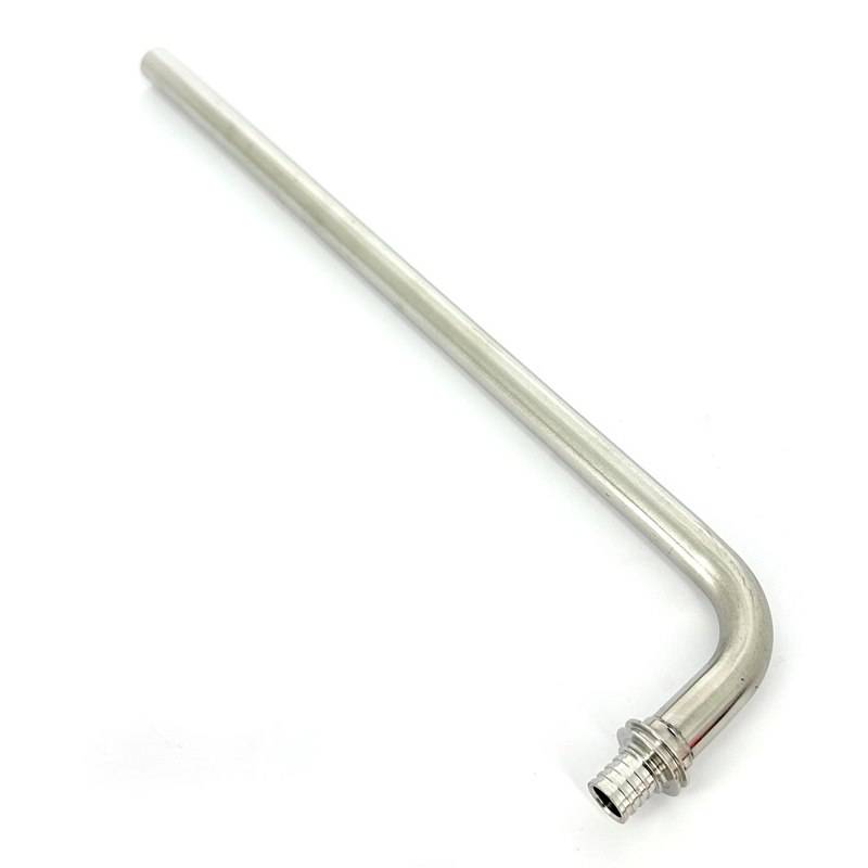 Угольник с трубкой аксиальный Uni-Fitt 16х15 мм L=300 мм 757S6153