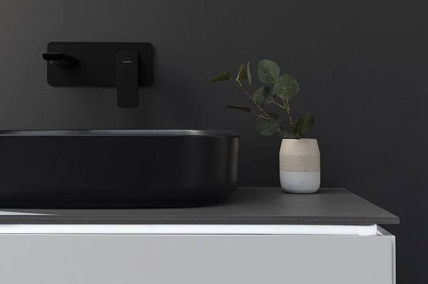 Смеситель для раковины Allen Brau Infinity с внутренней частью черный матовый 5.21003-31