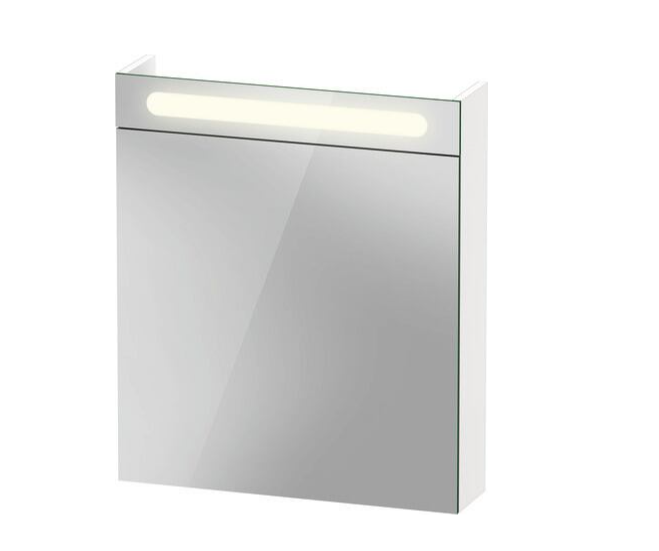 Зеркальный шкаф Duravit No.1 600x700 мм с подсветкой белый N17920R00000000