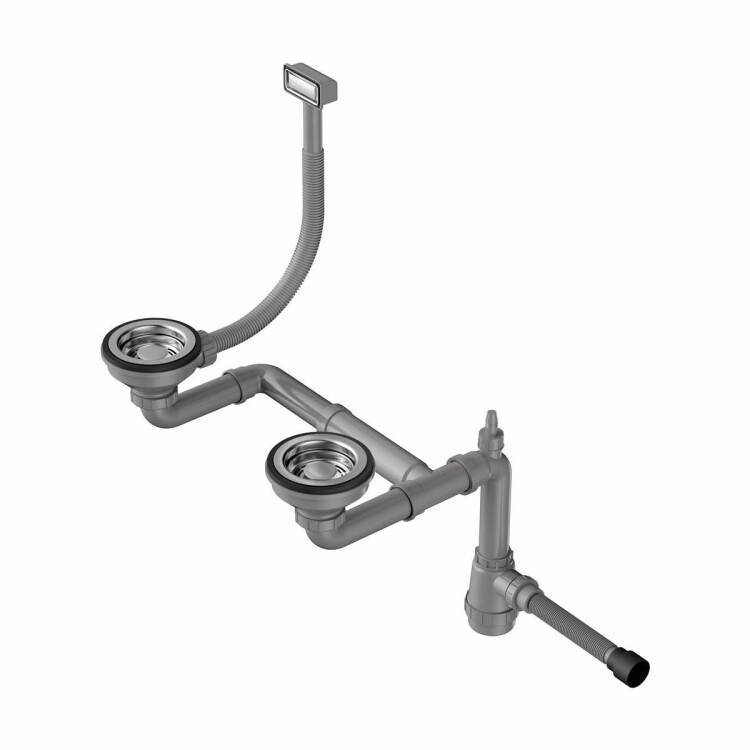 Слив-перелив для полуторачашевой мойки OMOIKIRI WK-1.5-IN нержавеющая сталь 4956485