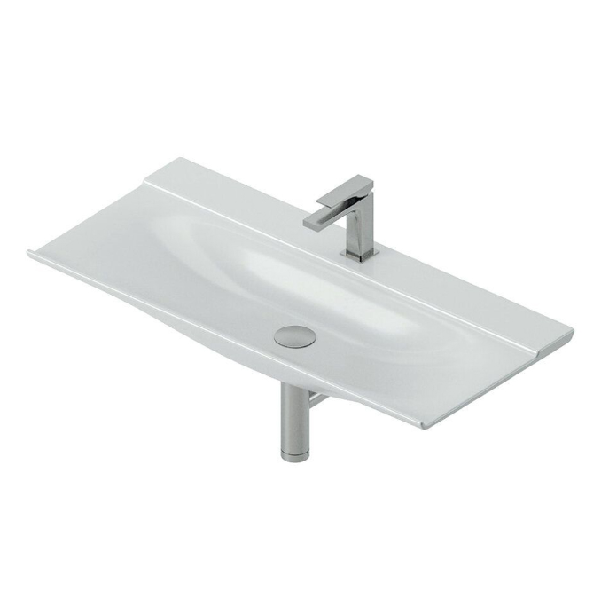 Раковина Artceram The One 900х400 мм 1 отверстие белый матовый THL0020500