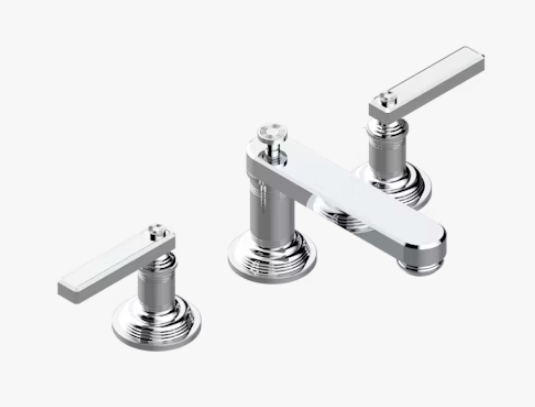 Смеситель для раковины THG Paris West Coast Metal with lever на 3 отверстия хром U9BA02151