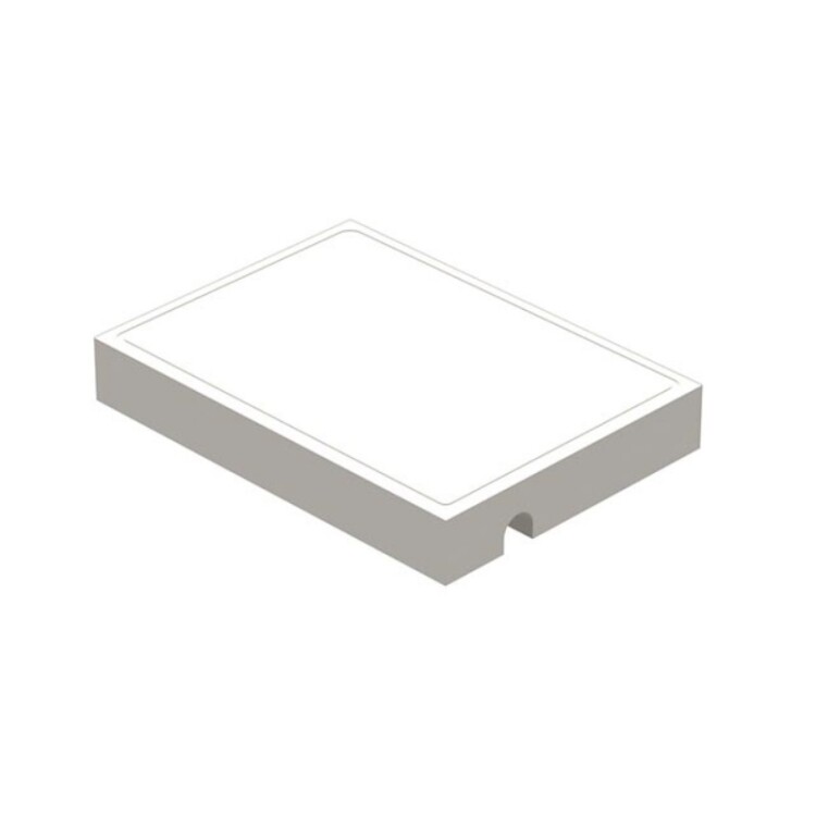 Полочка для мыльницы Ritmonio Brass на рейлинг белая 7N0001F38