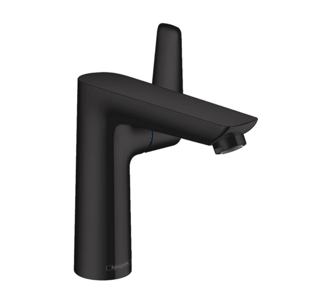 Смеситель для раковины Hansgrohe Talis E 150 черный матовый с донным клапаном 71754670