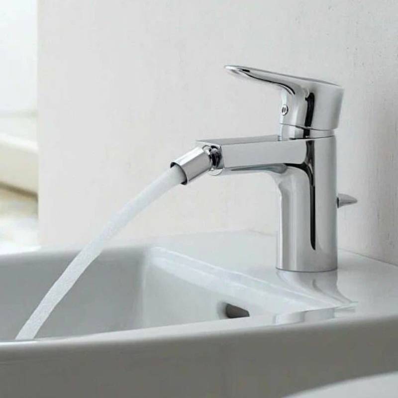 Смеситель для биде Remer Absolute однорычажный с донным клапаном хром AU20