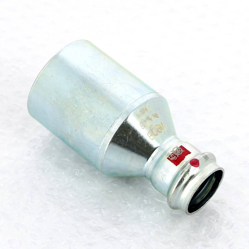 Муфта-вставка пресс из оцинкованной стали Viega Prestabo 54х28 мм 558598