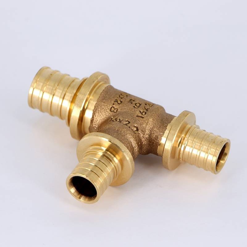 Тройник надвижной REHAU RAUTITAN RX 20х16х16 мм бронза 1377741