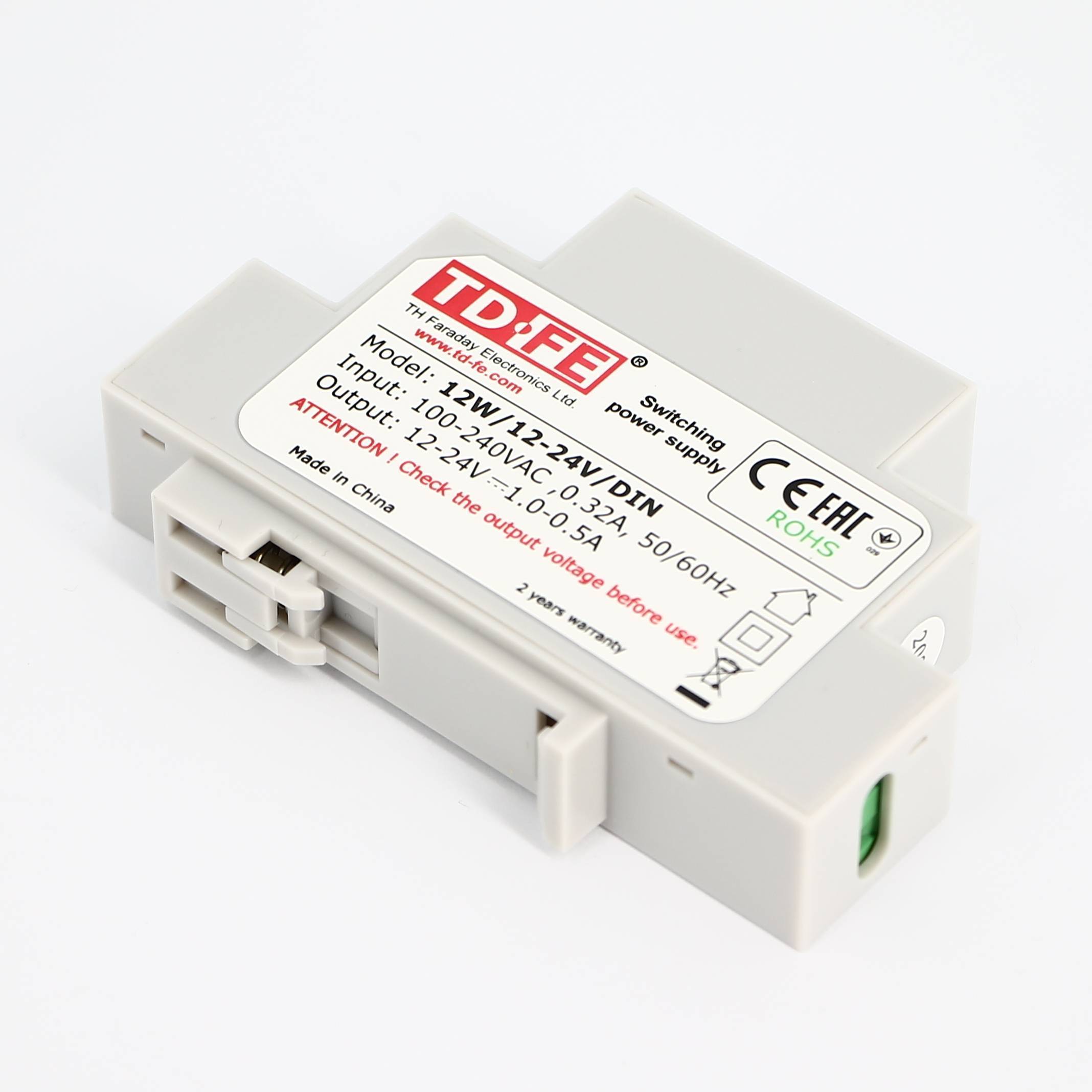 Блок питания на DIN-рейку TVP Electronics 12Вт 12-24В 12W/12-24V/DIN