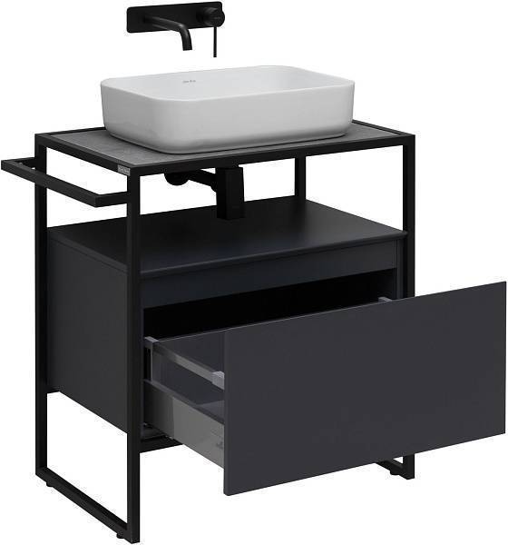 Тумба под раковину Allen Brau Priority 70 см матовый антрацит 1.31001.AM