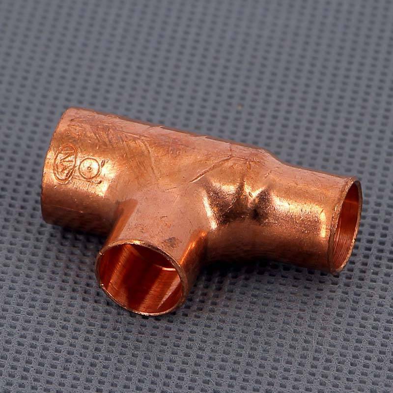 Тройник медный под пайку Viega 15х12х12 мм 103569