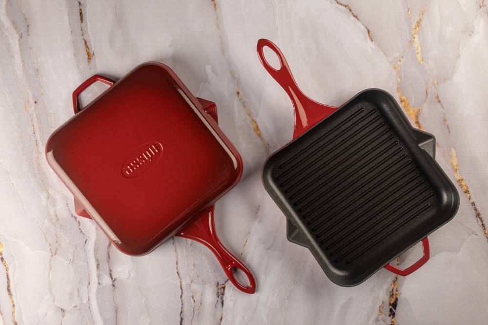 Сковорода-гриль квадратная Hascevher GTV 2828 Red 28х28 см A855528