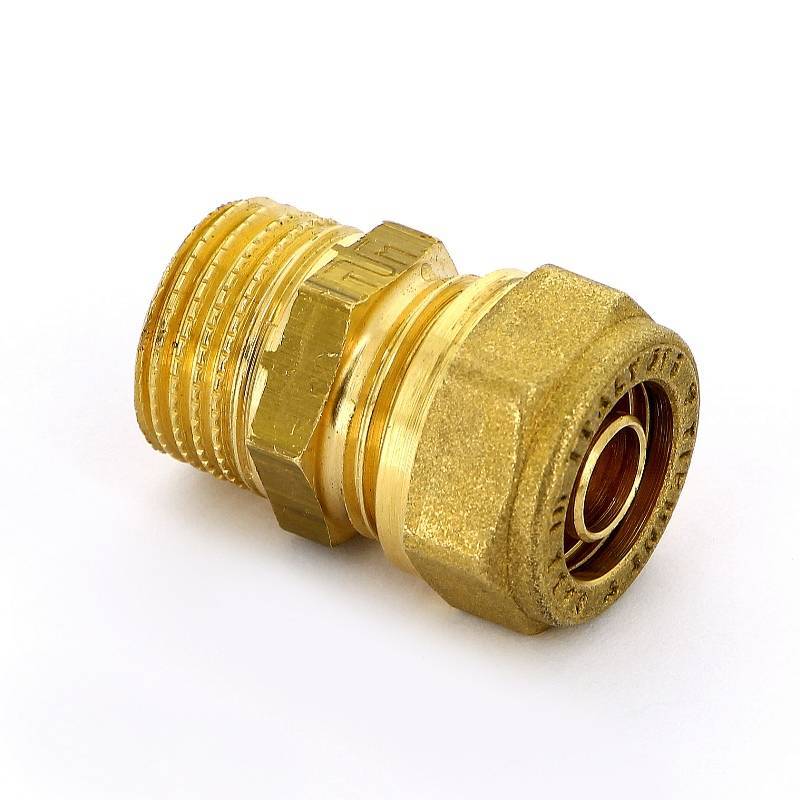 Муфта обжимная Tiemme 1400 15(2.5)х1/2 наружная резьба 1400010