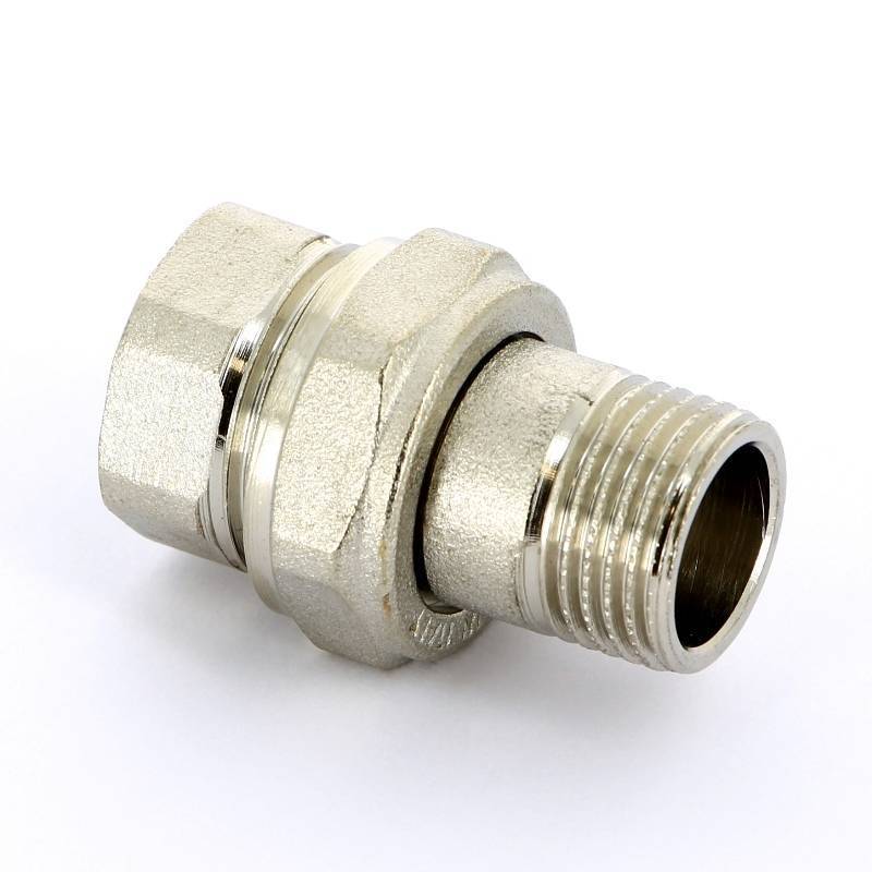Разъемное соединение НВ Uni-Fitt прямое никелированное с O-ring 1/2 650N2000