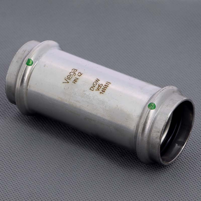 Муфта надвижная пресс Viega Sanpress Inox нержавеющая сталь 42 мм 436421