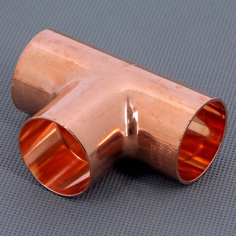 Тройник медный Viega под пайку 35 мм 104184