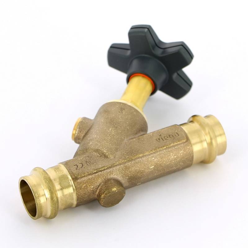 Вентиль наклонный полнопроходной Viega Easytop с SC-Contur 20 756888