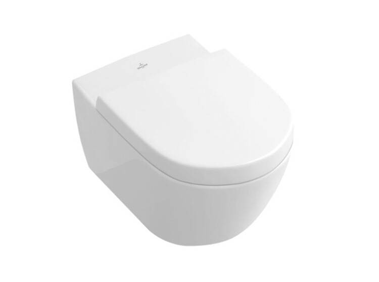 Унитаз подвесной Villeroy & Boch Subway 2.0 370x560 мм DirectFlush CeramicPlus альпийский белый 5614R0R1