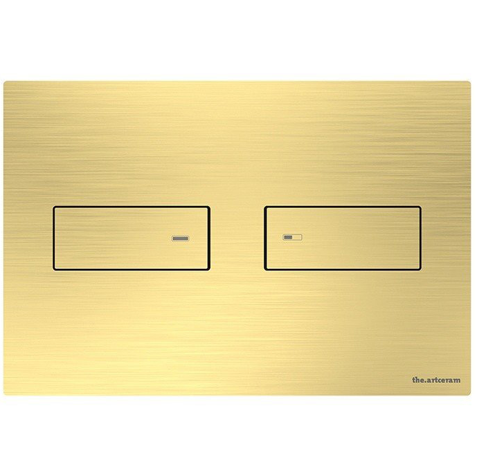 Клавиша смыва Artceram Inox 710 245х165 мм латунь брашированная PVD 710000HB