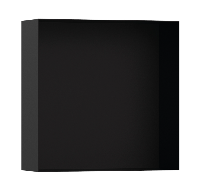 Встраиваемая в нишу полка Hansgrohe XtraStoris Minimalistic 300x300x100 мм цвет черный матовый 56073670