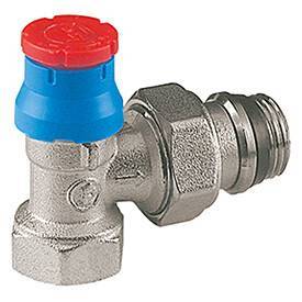 Клапан термостатический Giacomini R401TG угловой 1/2 ВН хромированный R401X133