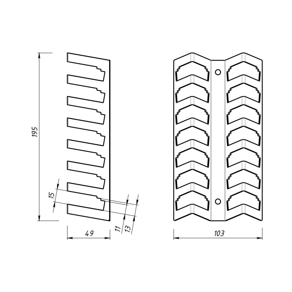 Подставка для хранения дисков Embodiment EMB-DH-W-W настенная белая EMB-DH-W-W