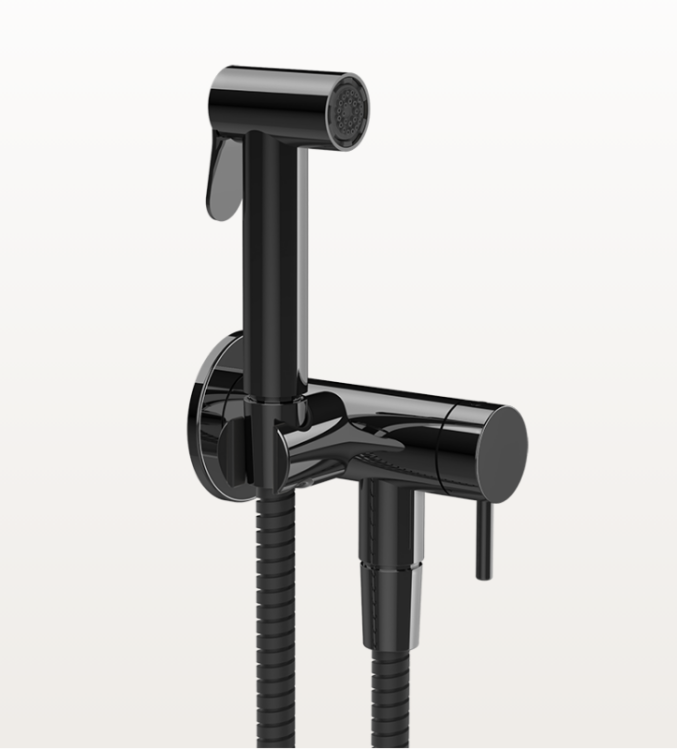 Гигиенический душ Gessi Cono со смесителем Black Metal PVD 45230706