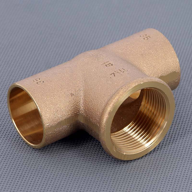 Тройник медный Viega 94130G пайка-ВР 35х1 1/4 136734