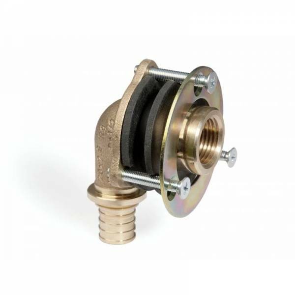 Угольник настенный REHAU RAUTITAN RX 20-1/2 внутренняя резьба 28 мм для гипсокартона 14563751001