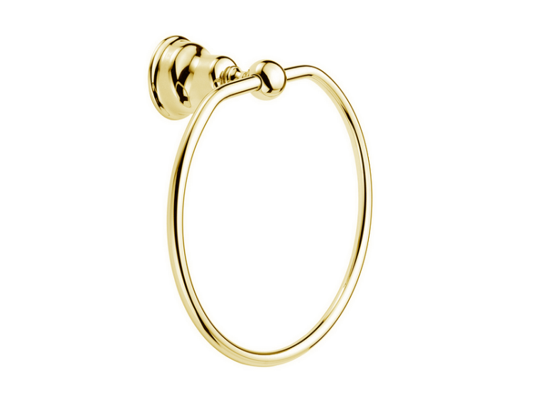 Полотенцедержатель-кольцо Cisal Croisette 215 мм золото 401801HDO